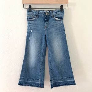 Gap Kids High Rise Wide-Leg Crop Jeans Sz 8